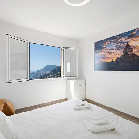 Beautiful With Sea View In Villa Roquebrune-Cap-Martin