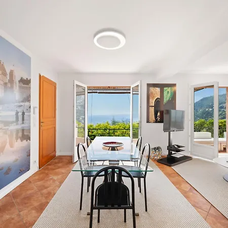 Beautiful With Sea View In Villa Roquebrune-Cap-Martin